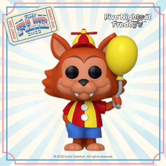 Funko POP! FNAF Five Nights At Freddy’s Security Breach Balloon Foxy Figure #907 - Picture 1 of 7